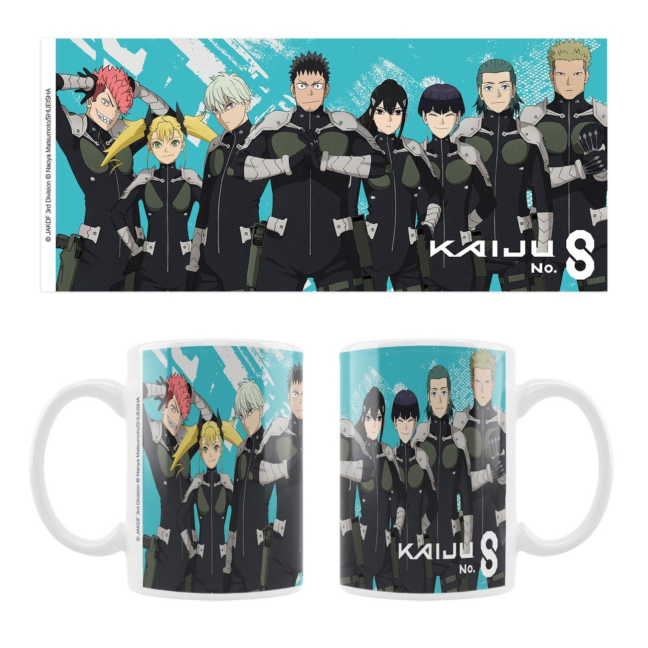 Kaiju No. 8 Ceramic Mug Japanese Anti-Kaiju Defense Force - Sanrio