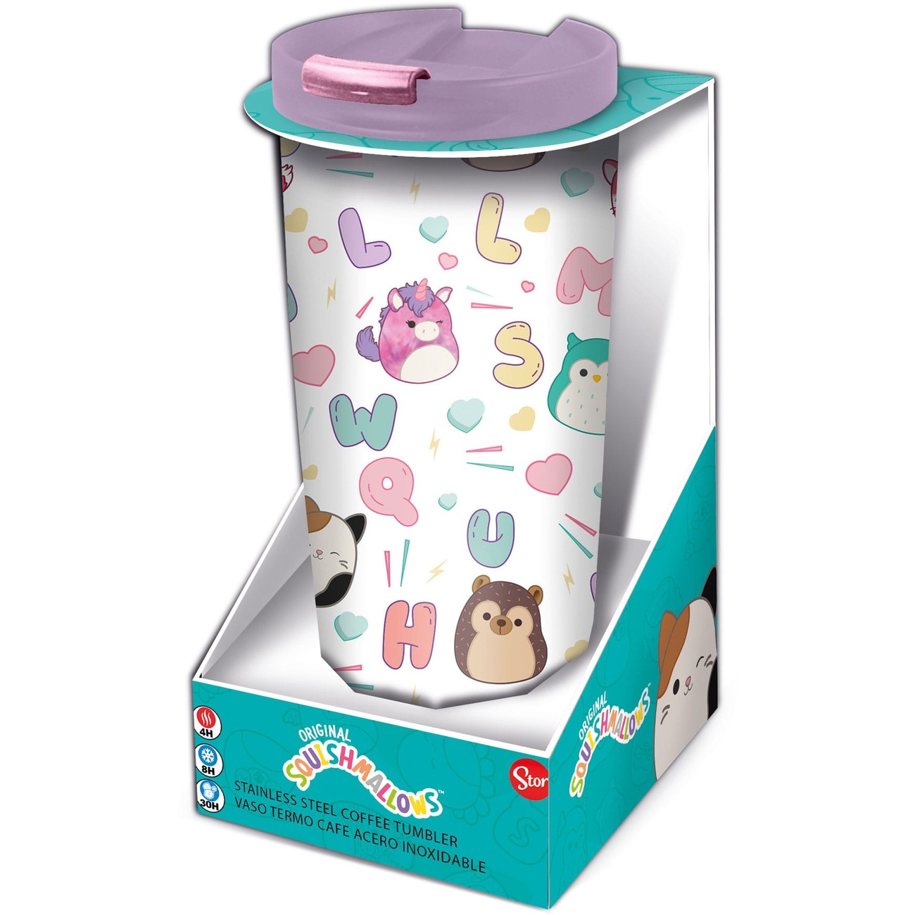 Taza de viaje de acero inoxidable Squishmallows Character - Stor