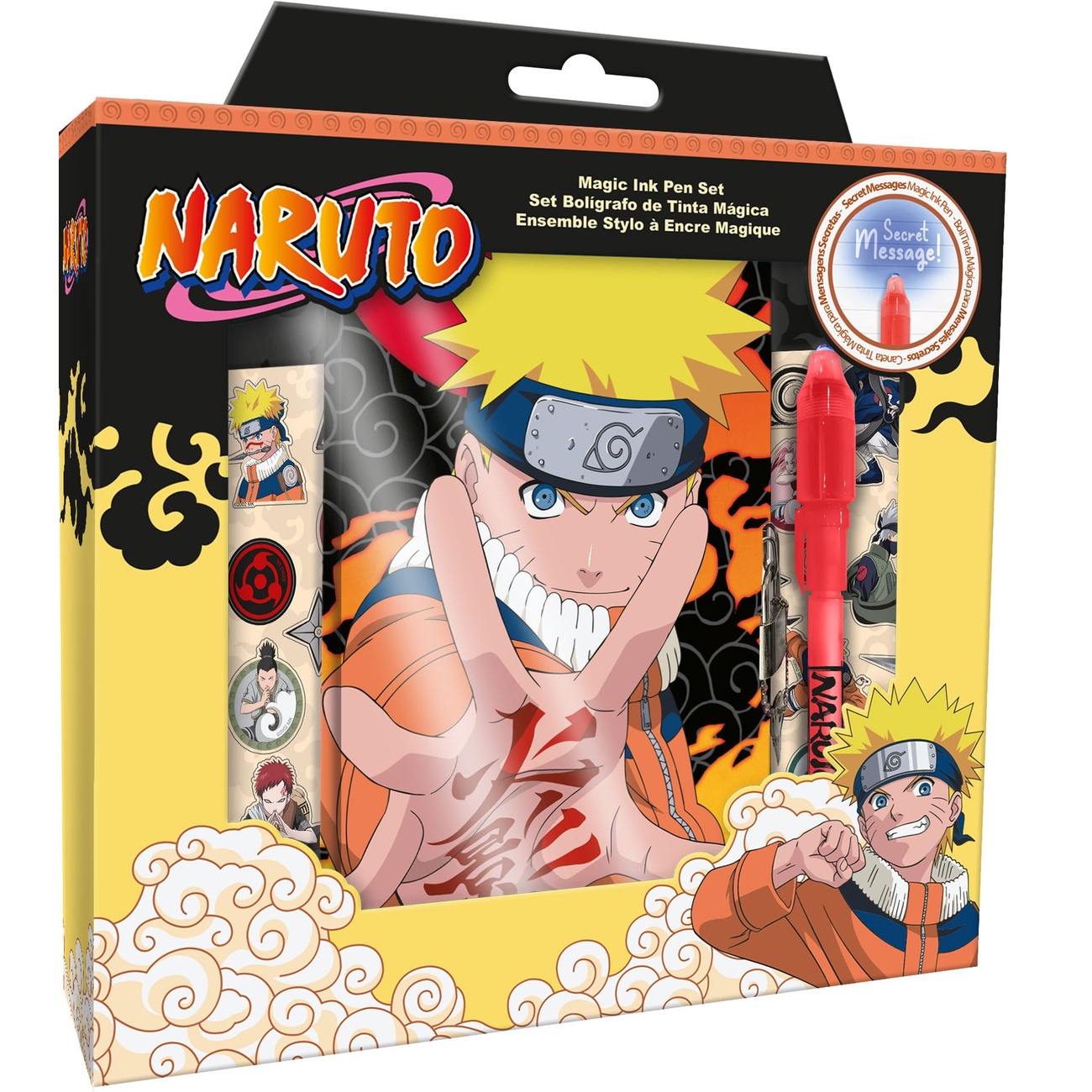 Naruto Tagebuch Set mit Schloss - mb1063