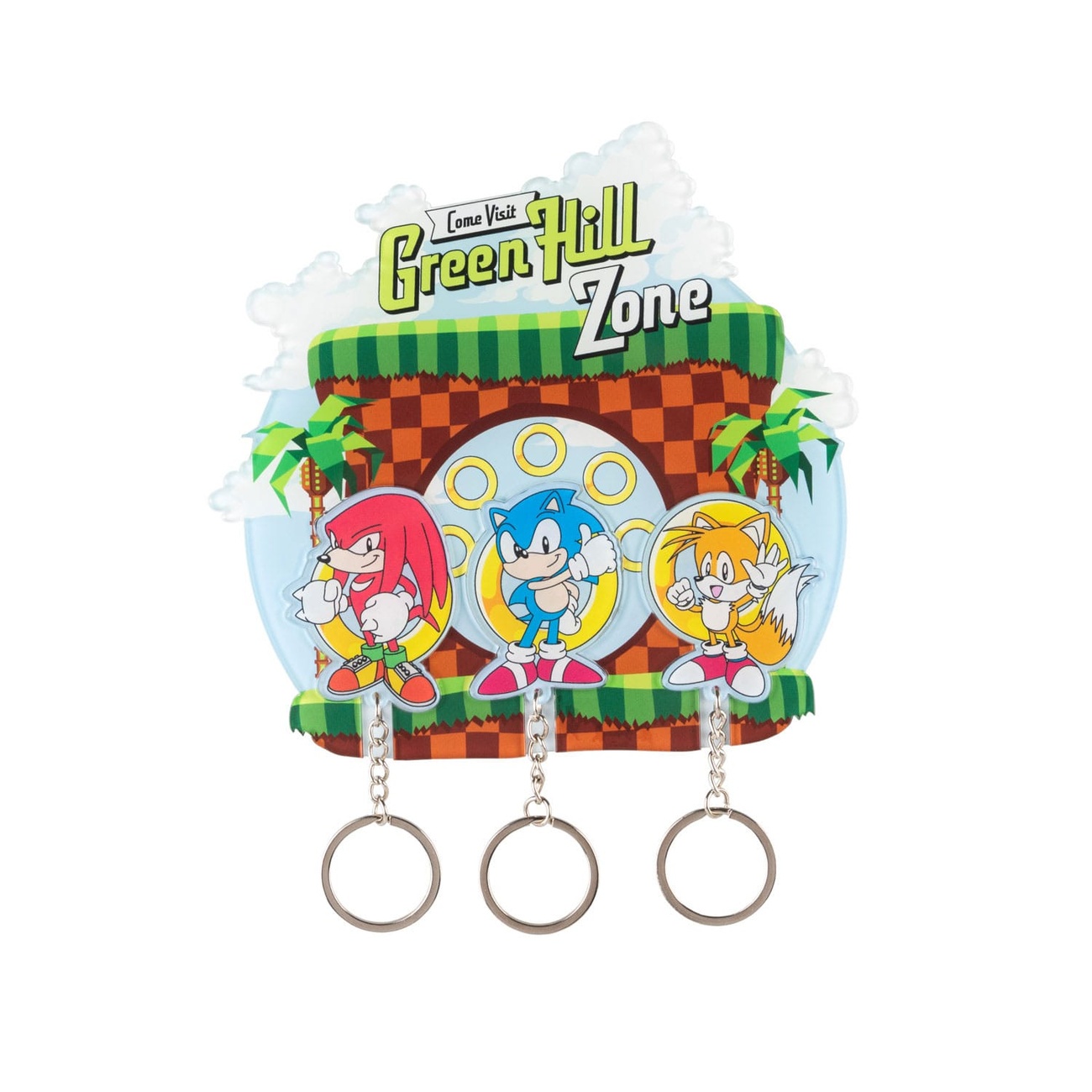 Sonic the Hedgehog perchero para llaves incl. 3 llaveros - mb1098