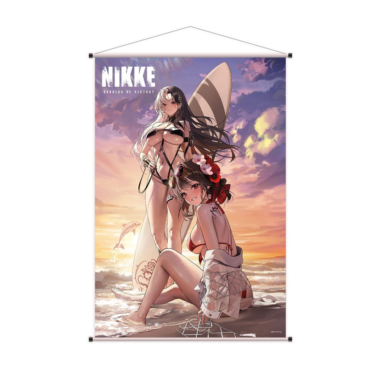 Goddess of Victory: Nikke Wall Scroll Rosanna & Sakura 60 x 90 cm - Sanrio