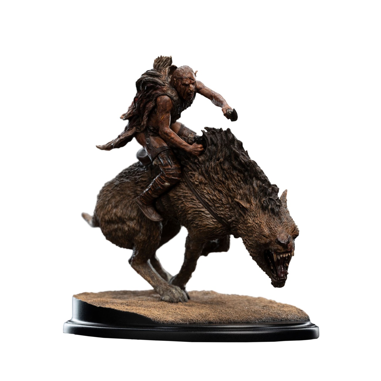El Señor de los Anillos mini estatua Sharkû sobre huargo 18 cm - FiGGYZ