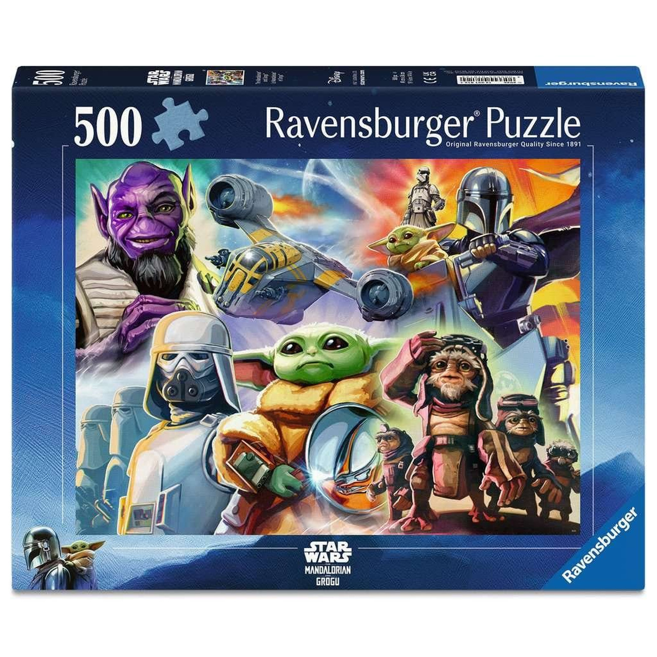 The Mandalorian en Grogu puzzel (500 stukjes) - Banpresto