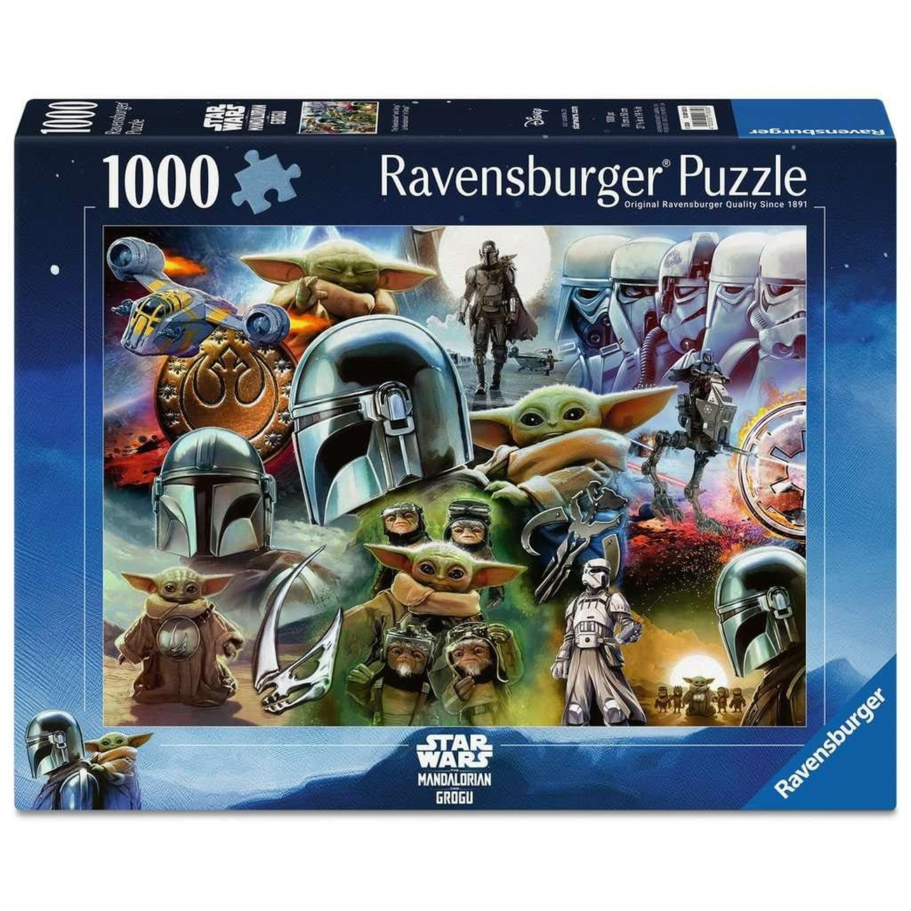 Puzzle The Mandalorian y Grogu (1000 piezas) - Mashrapur