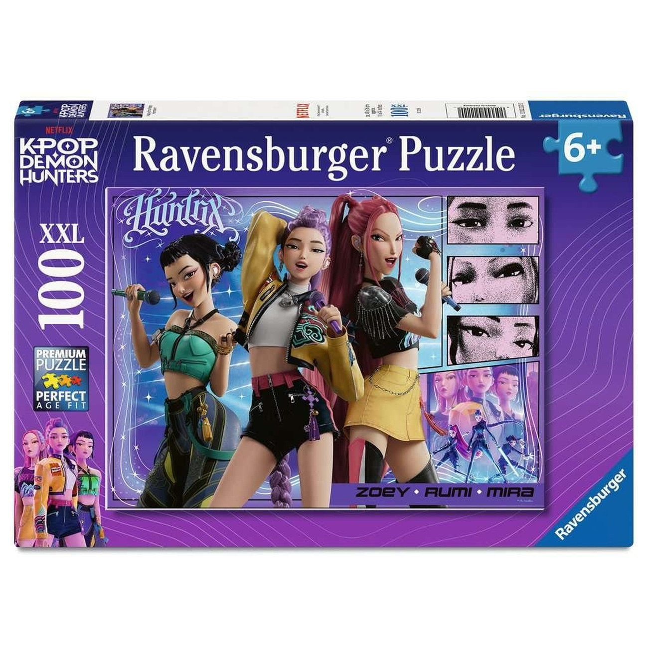 Puzzle per bambini KPop Demon Hunters Happy fans, happy Honmoon! (100 pezzi XXL) - Banpresto