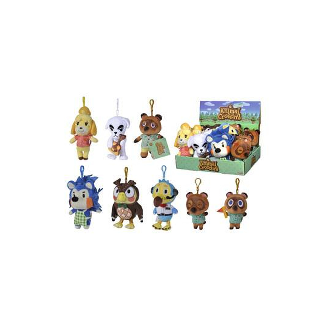 Animal Crossing Plüsch-Schlüsselanhänger Residents 15 cm Sortiment (12)