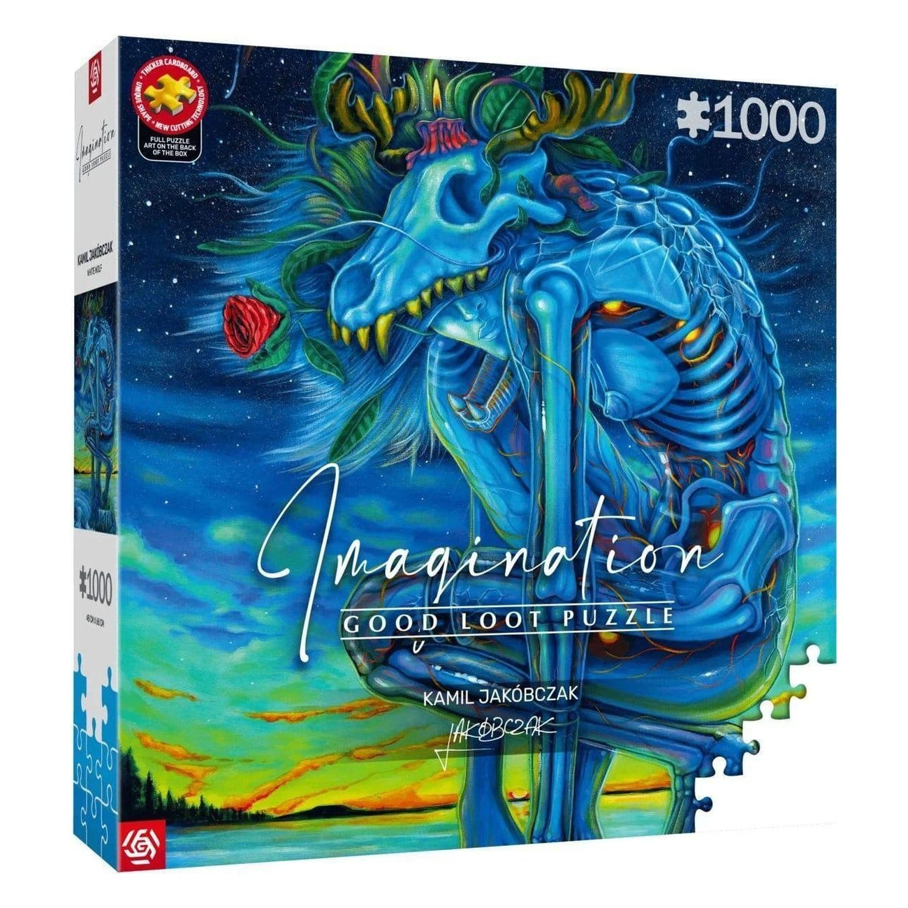 Imagination Series Puzzle Kamil Jakóbczak Bialy Wilk (1000 piezas)