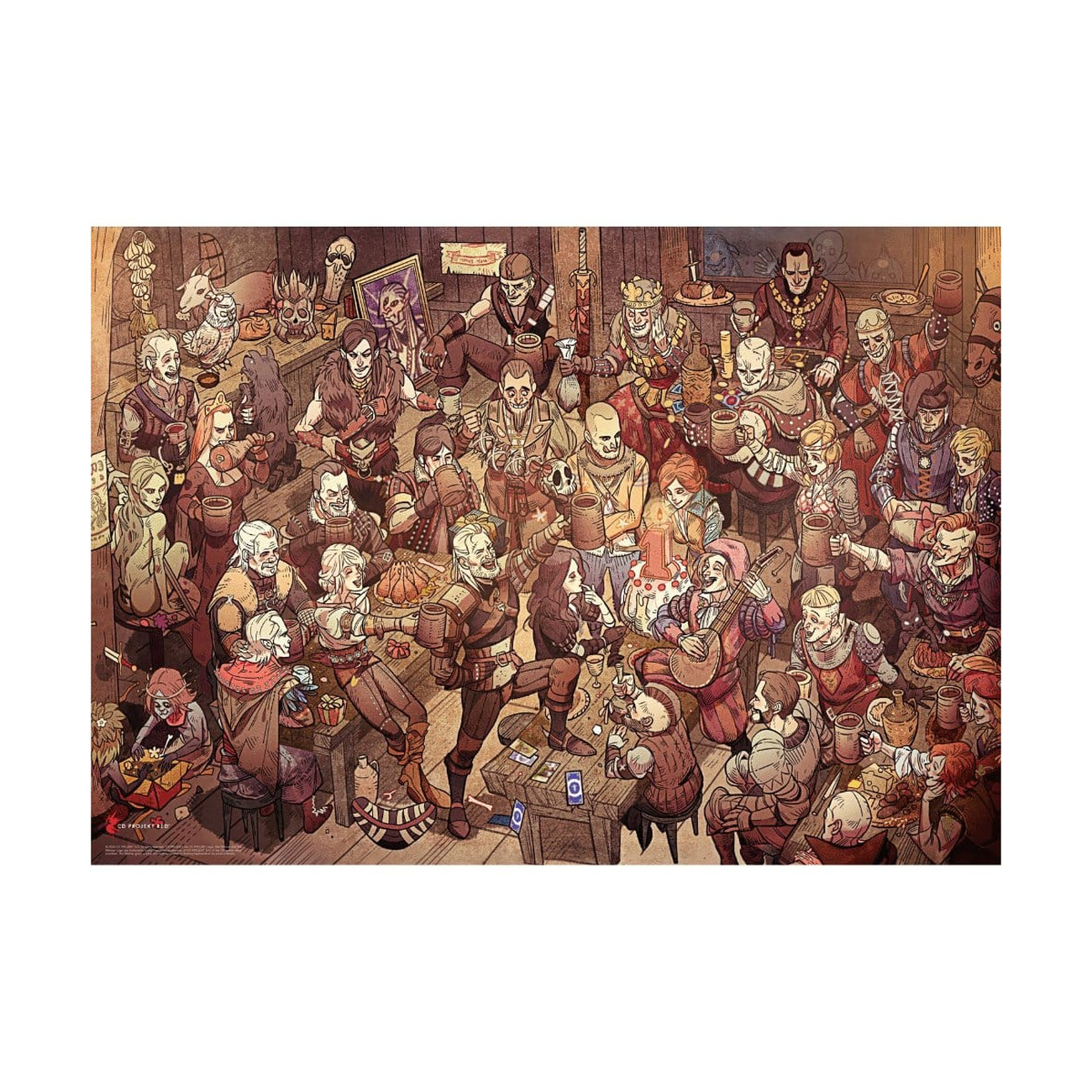 The Witcher Puzzle Birthday (1000 pezzi)