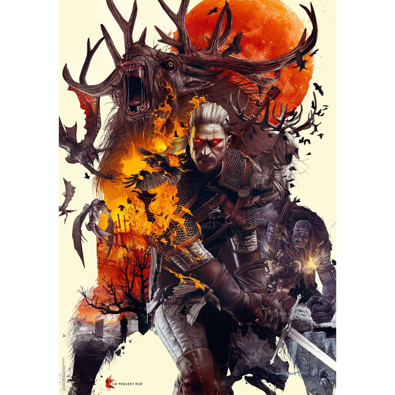 The Witcher Puzzle Monsters (1000 piezas)