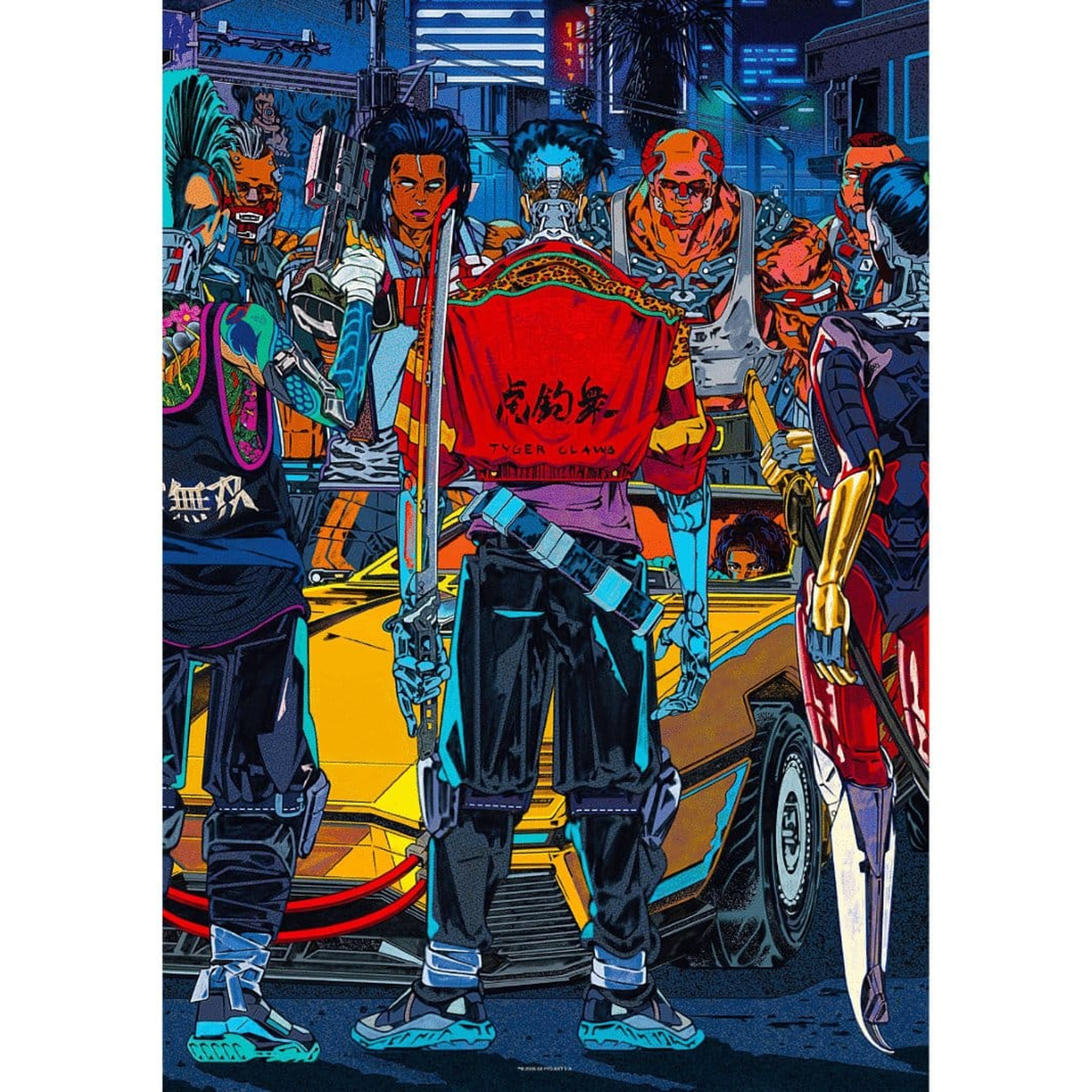 Cyberpunk 2077 Puzzle Kickdown (1000 piezas)