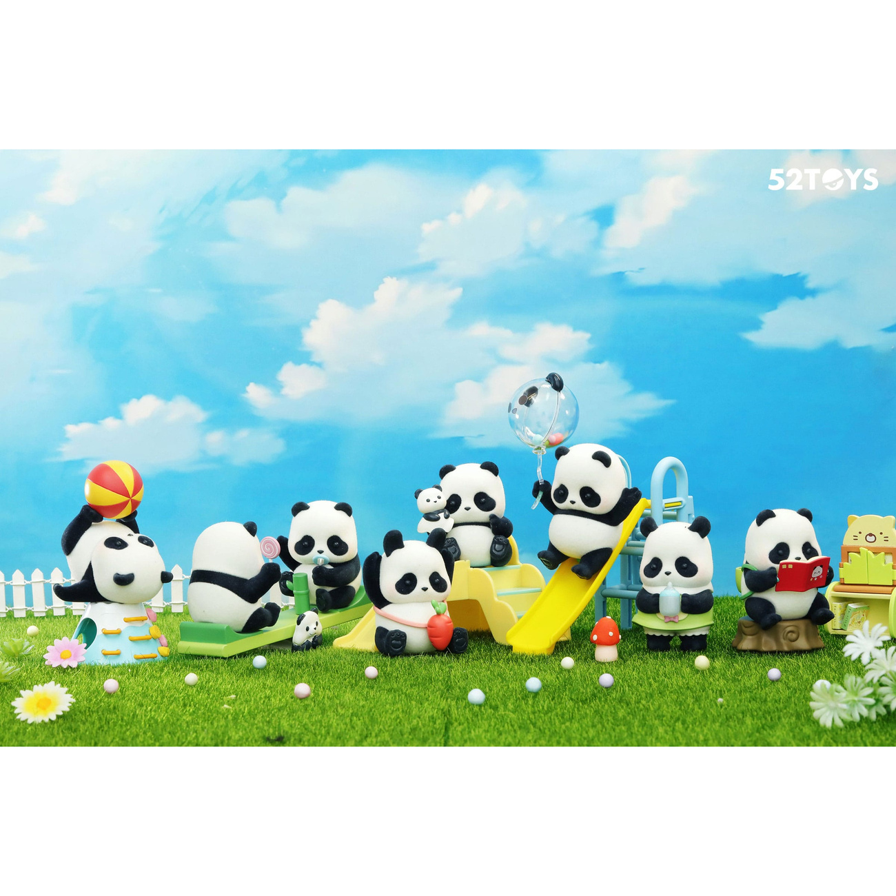 Panda Roll Blind Box Figuren Assortiment Kleuterschool 7 cm (8) - POP MART