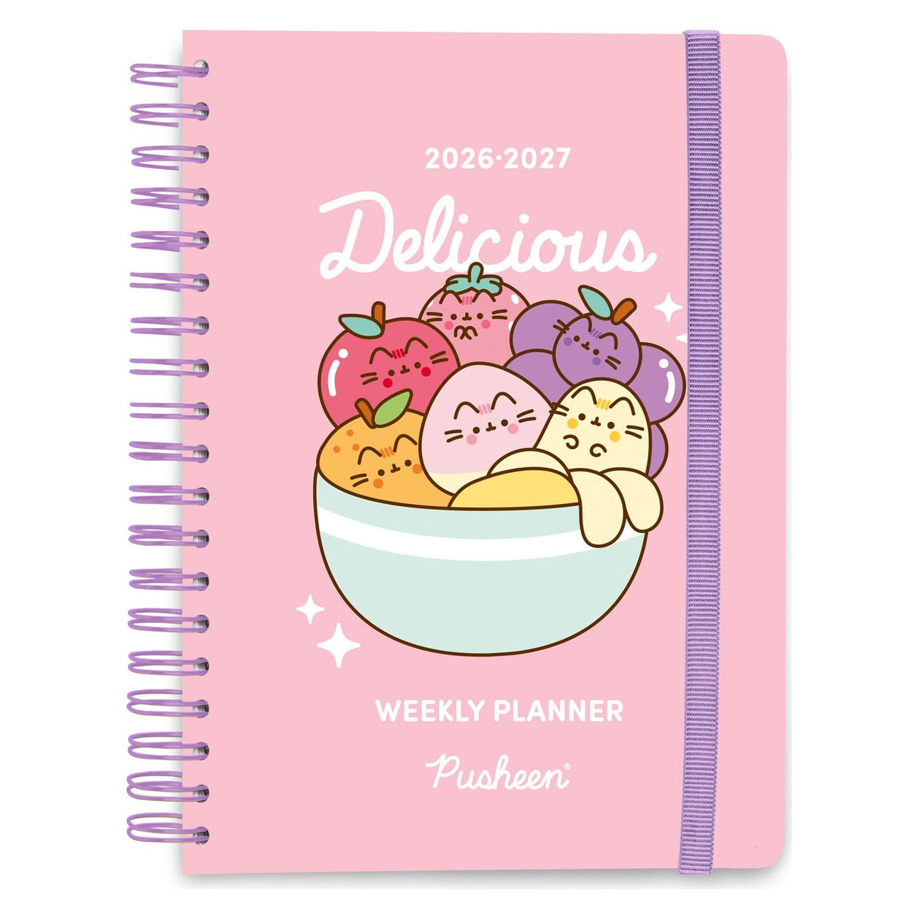 Pusheen Terminkalender Wochenplaner 2026 2027 Fruits A5