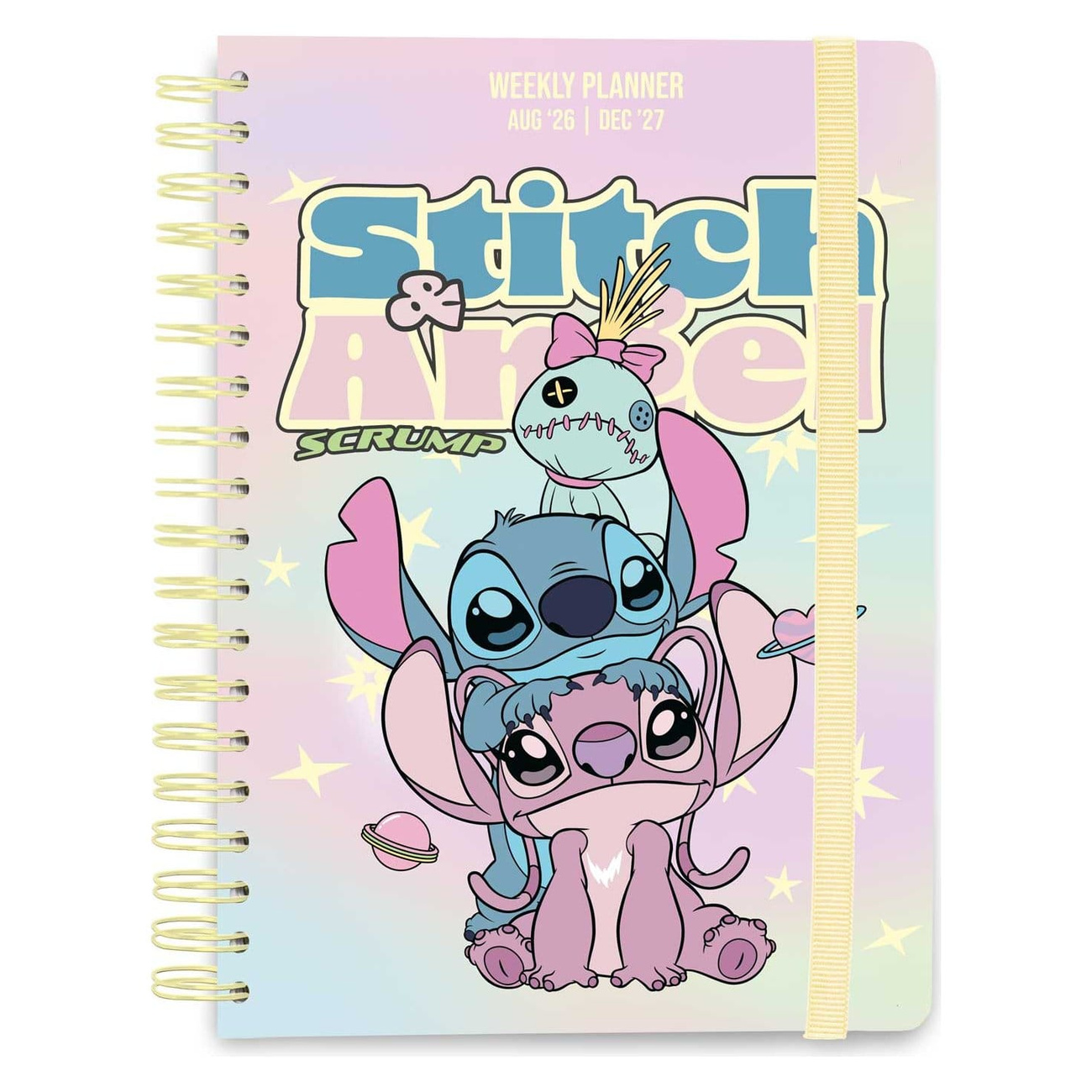 Disney Afspraakkalender Weekplanner 2026 2027 Stitch and Angel A5