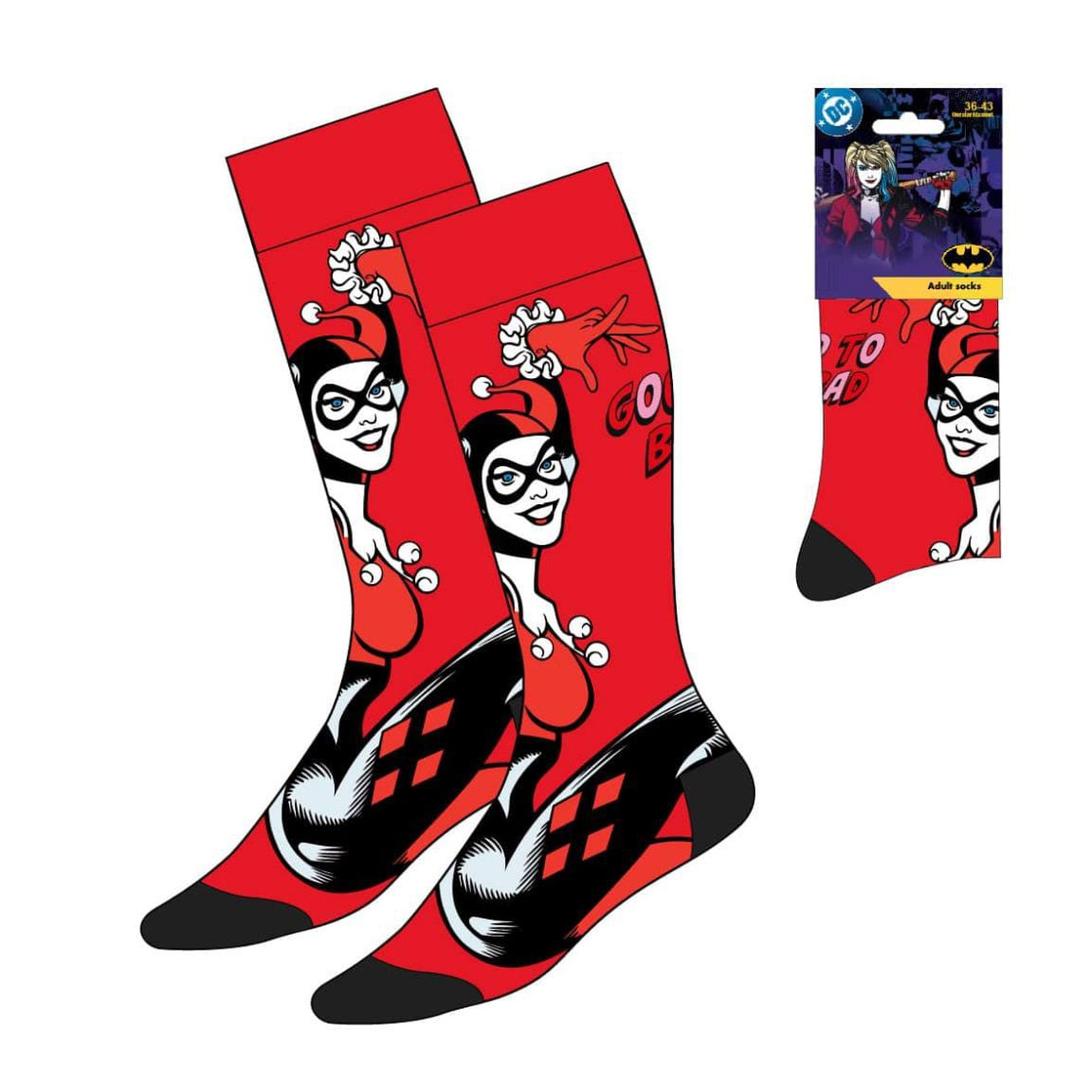 DC Comics Calzini Harley Quinn Good to Bad 36-43