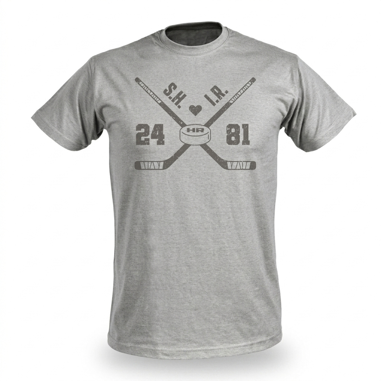 T-shirt de hockey Hollander et Rozanov pour les fans de Heated Rivalry - XS - Gris