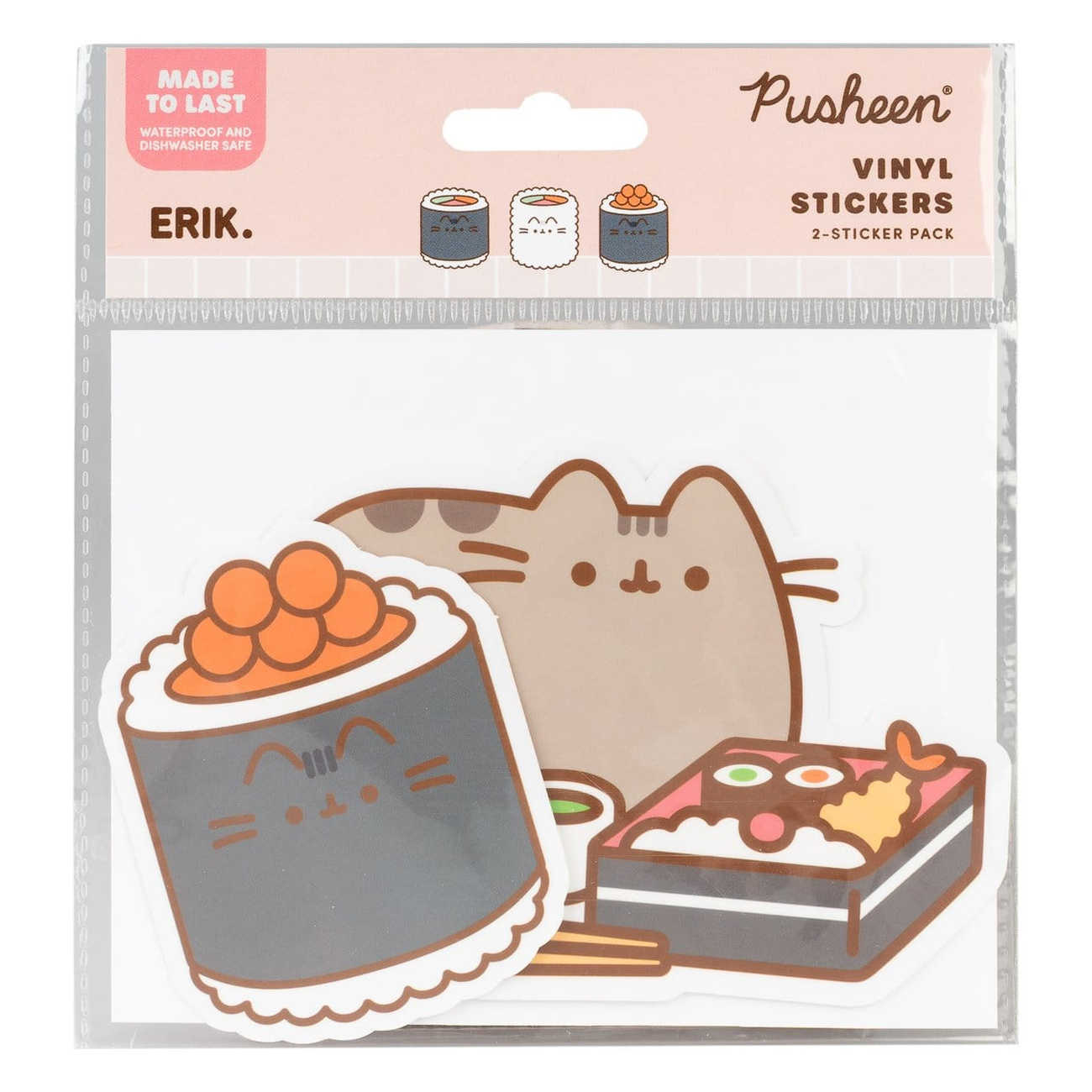 Pusheen Vinyl-Sticker Sushi Roll Vol. 5 2er Set - Banpresto