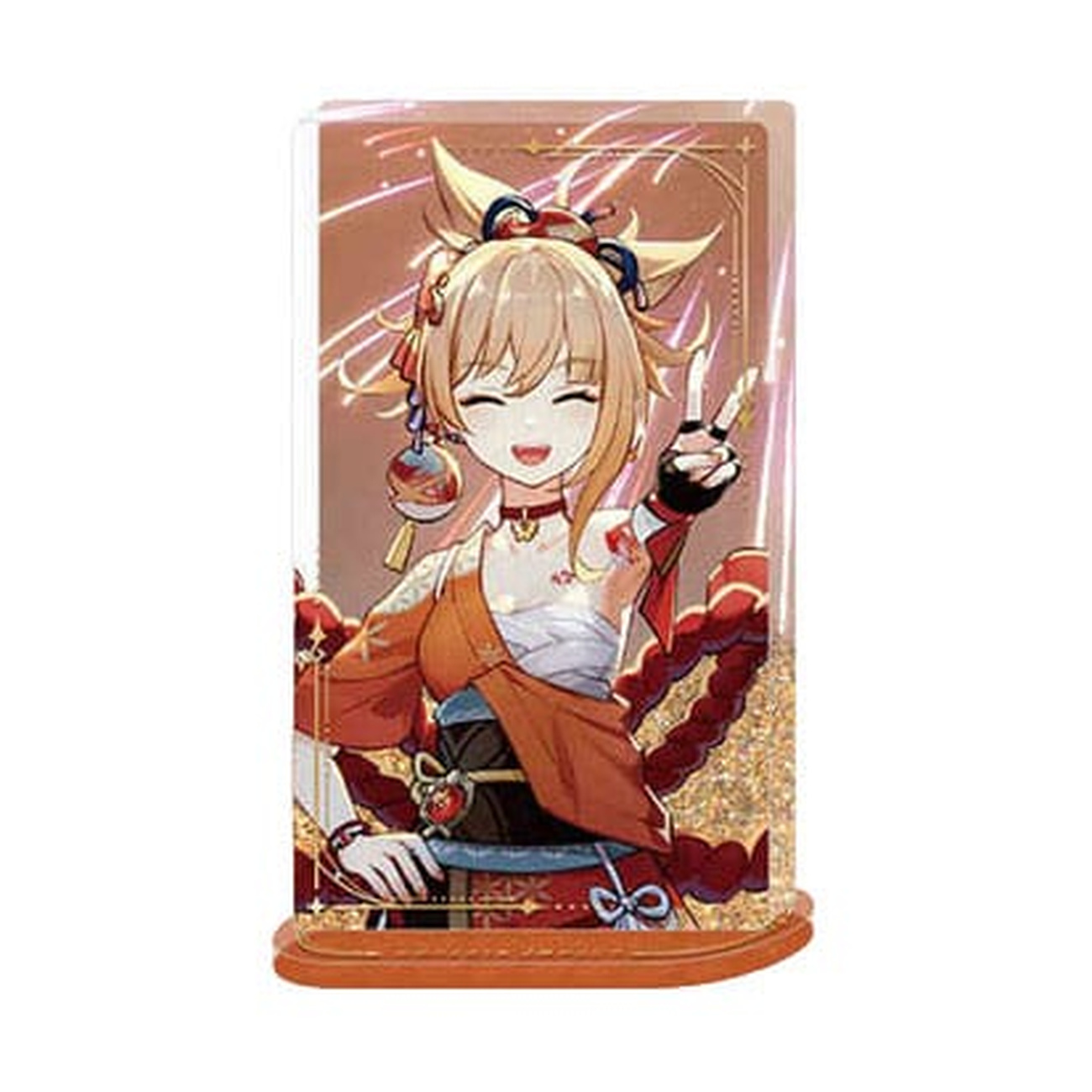 Genshin Impact Acryl Glitter Ornament: Yoimiya 11 cm - Banpresto