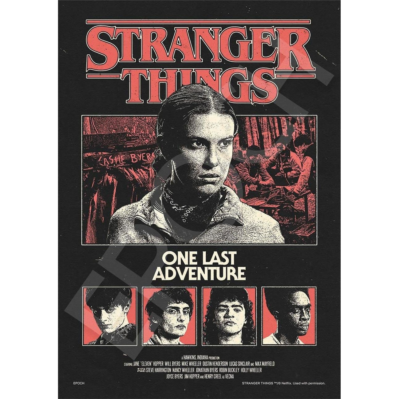 Stranger Things Puzzel 500 stukjes One Last Adventure - Banpresto