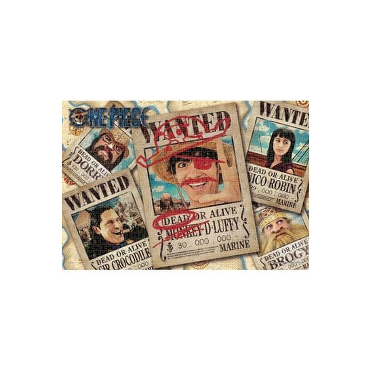 One Piece Puzzle 1000 piezas Wanted - Banpresto