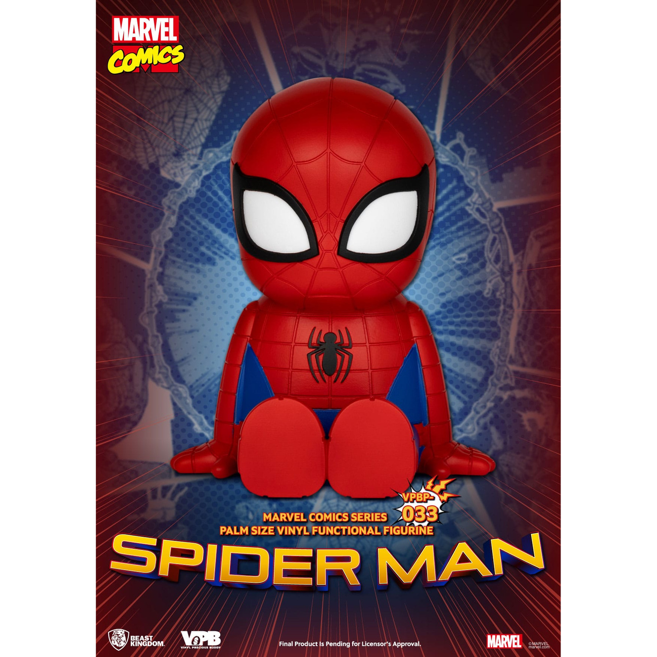 Classic Marvel Comics Piggy spaarpot van vinyl Spider-Man 12 cm