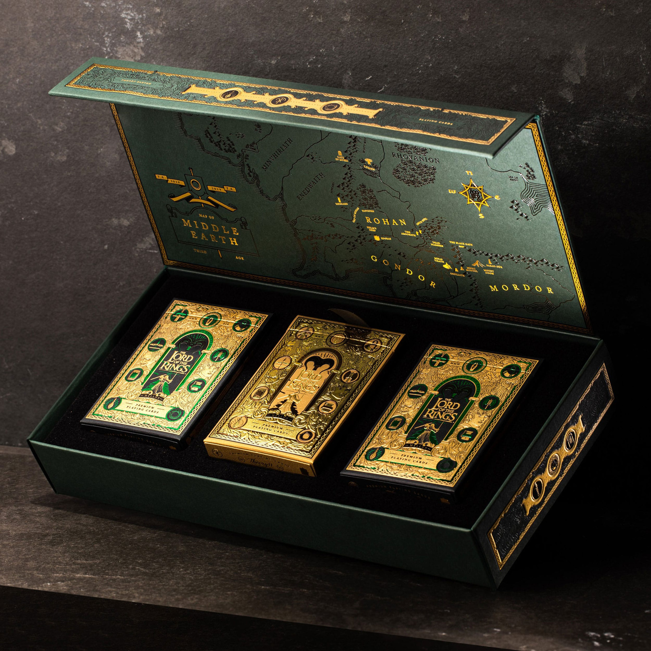 The Lord of the Rings Premium Playing Cards Box Set (4 Decks) - Banpresto