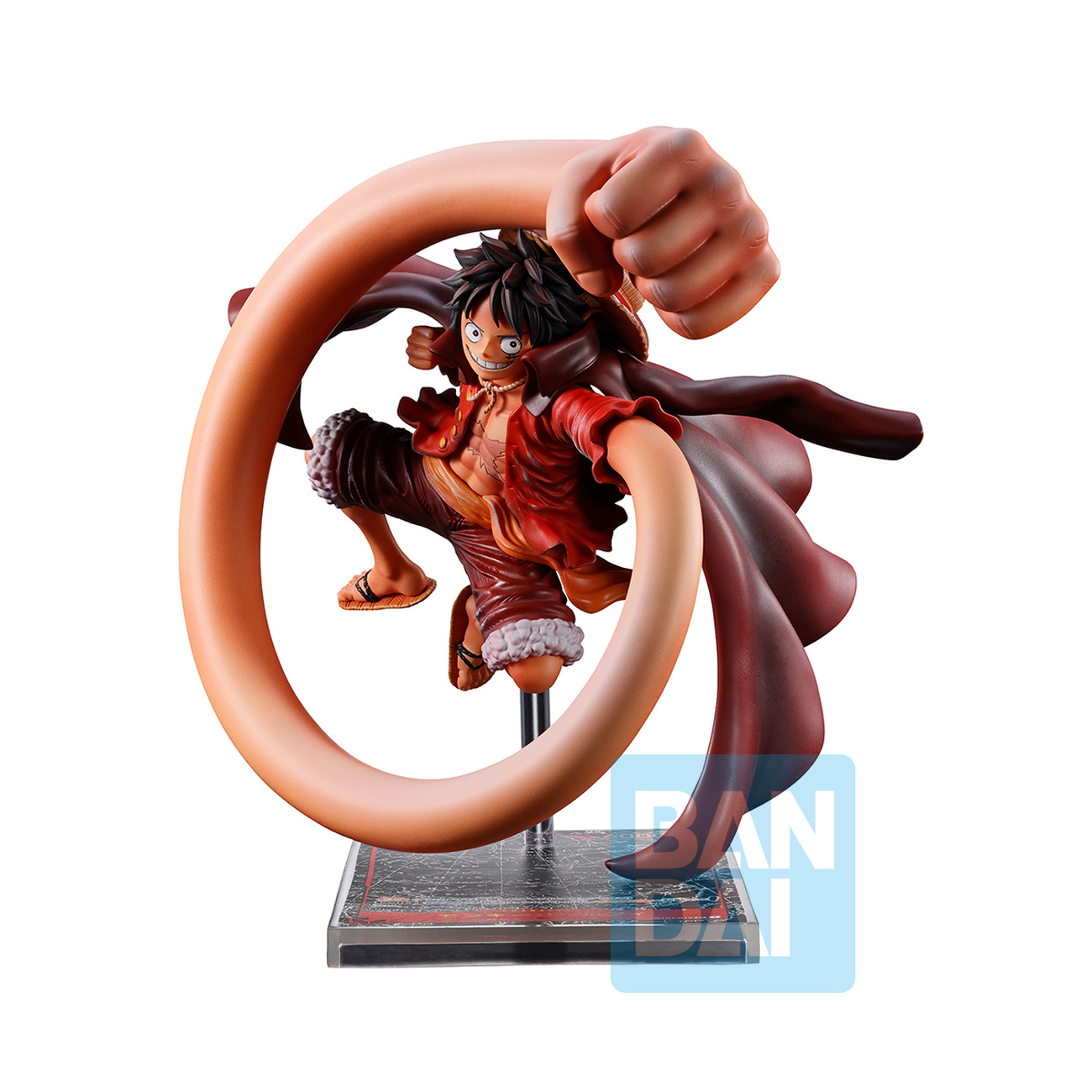 One Piece Card Game - Monkey D. Luffy Ichibansho Figur - Bandai